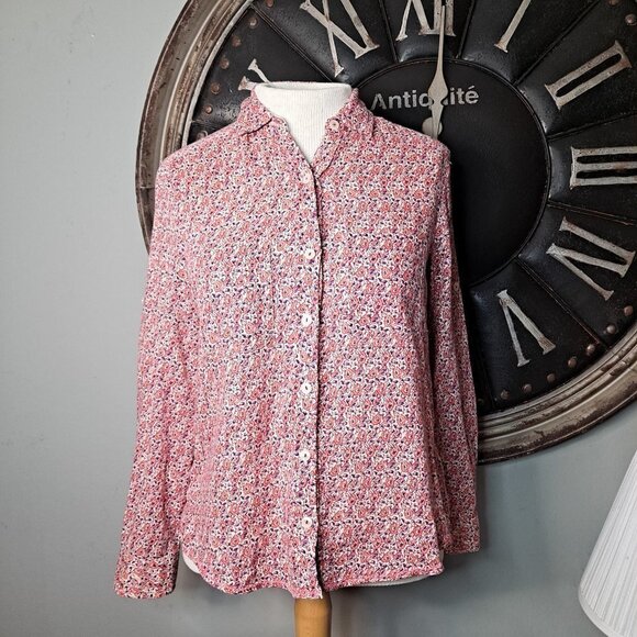 Anthropologie Holding Horses Floral Button Down 2 - Picture 8 of 10